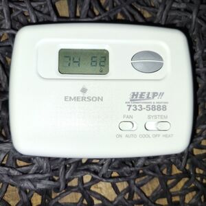 Emerson air conditioning and heating thermometer